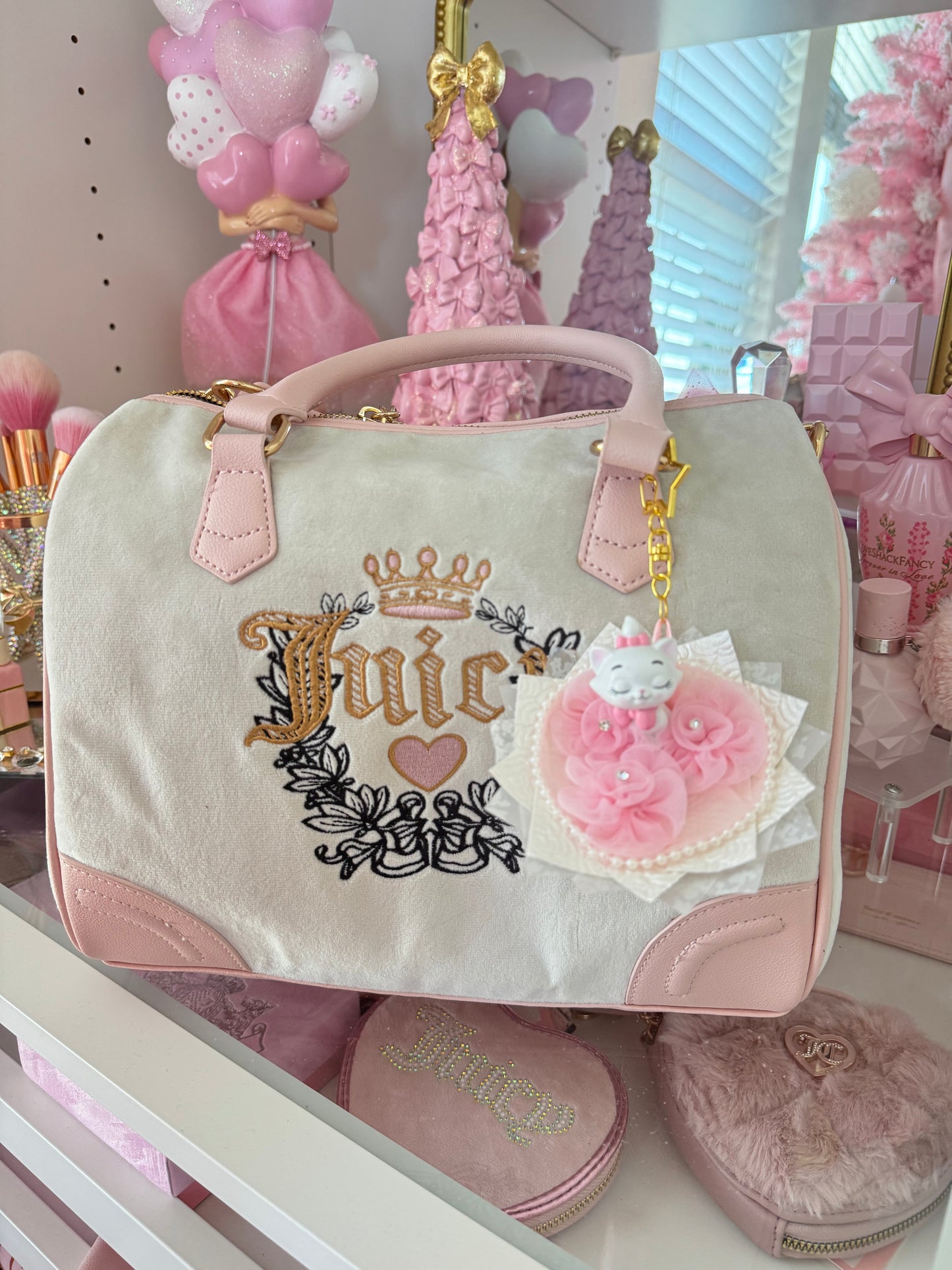 Miniramo marie cat charm bag