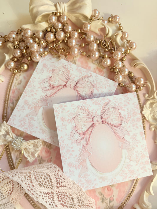Pink Toile Notepad