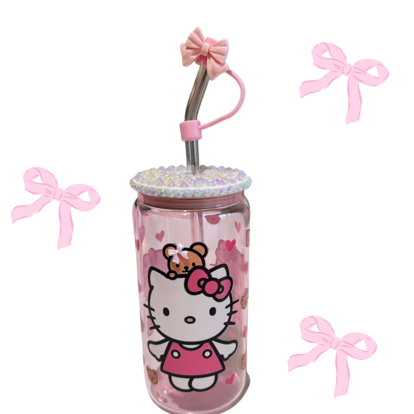 Hello kitty/glass cup