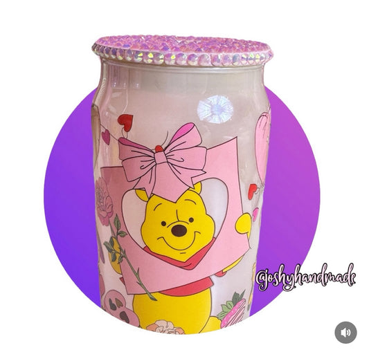 Winnie the Pooh glass cup